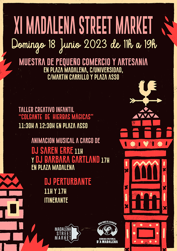 El XI Madalena Street Market llega cargado de ganas de disfrutar y compartir las calles del barrio, con una muestra firme de apoyo al pequeño comercio, de proximidad y la artesanía local.